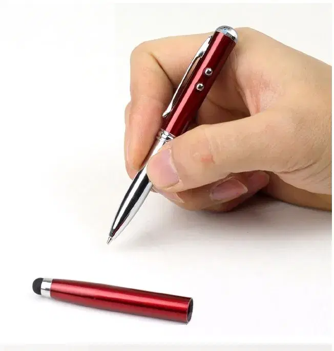 4 in 1 Pen! - Laser LED Kugle og Tab