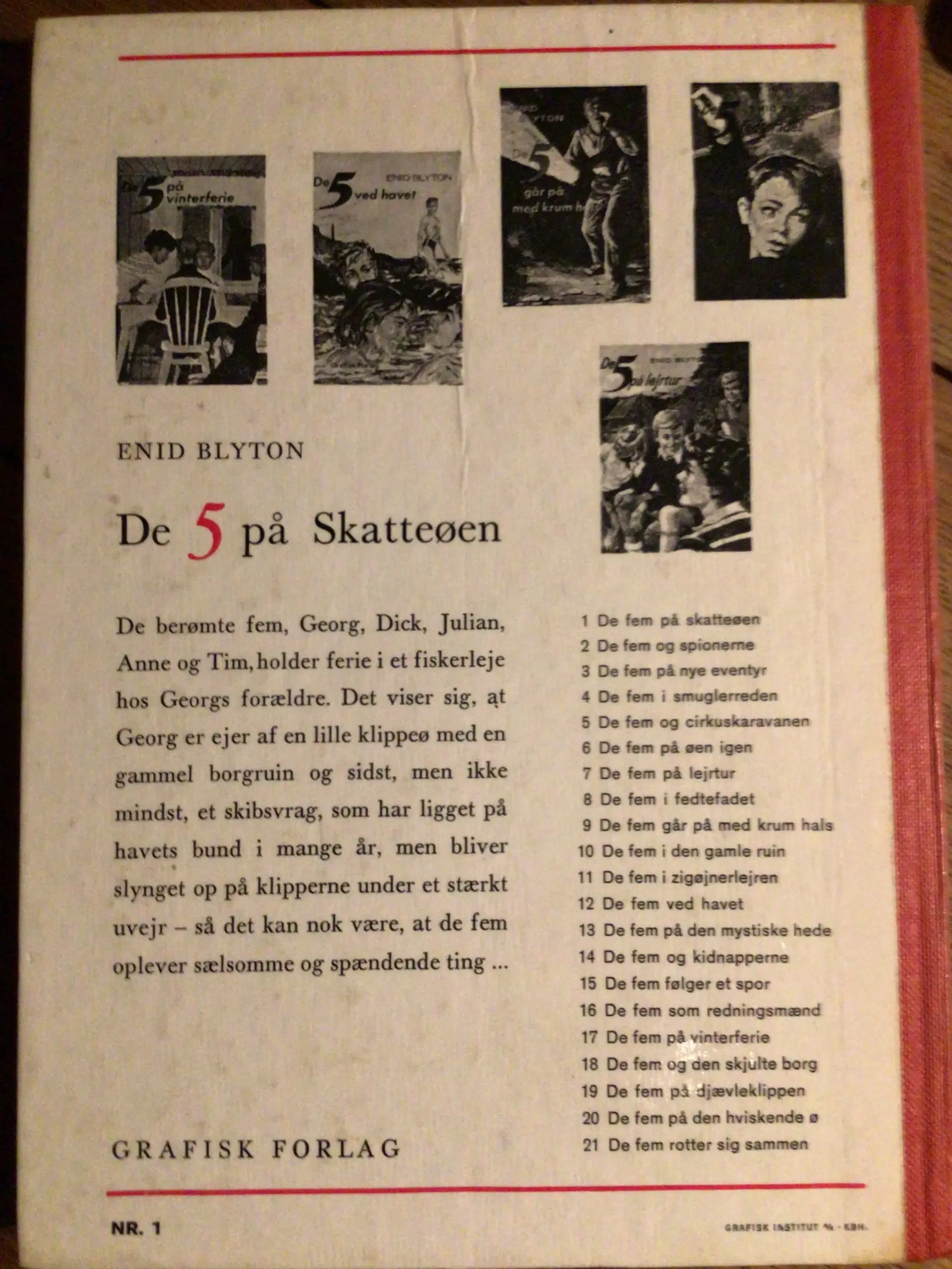 Enid Blyton : De 5 på Skatteøen