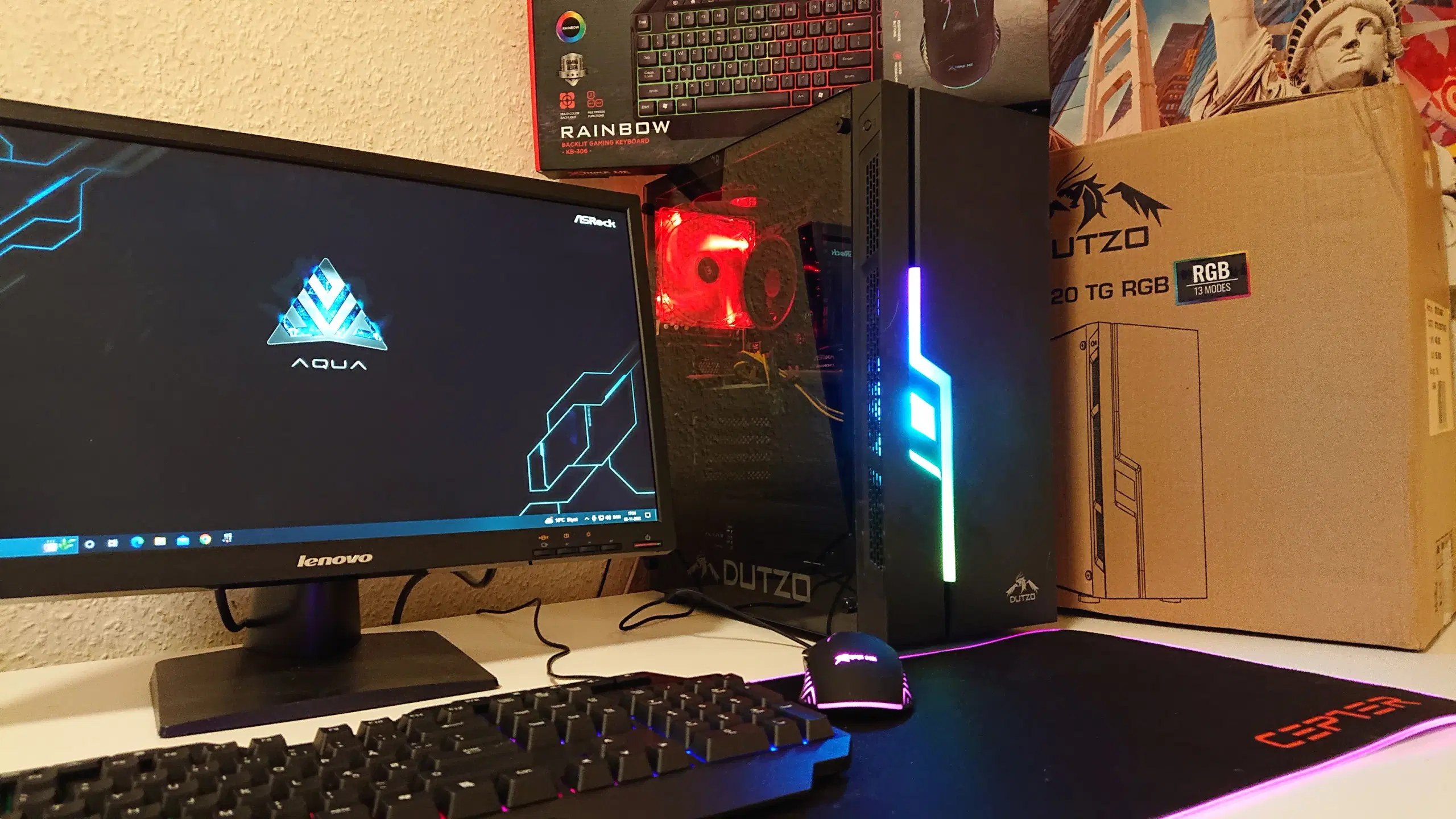 AsRock RGB Gamer Pc næsten Som Ny