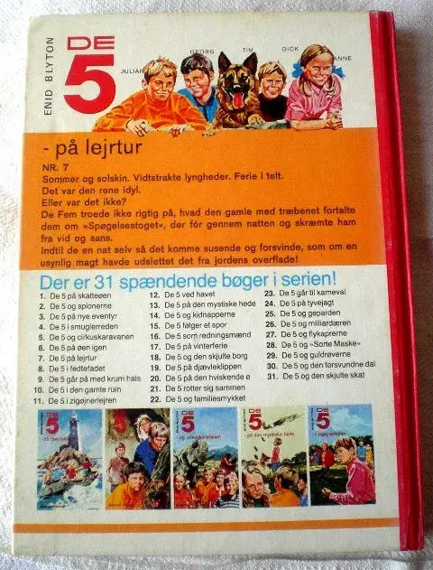 Enid Blyton - De 5 på lejrtur