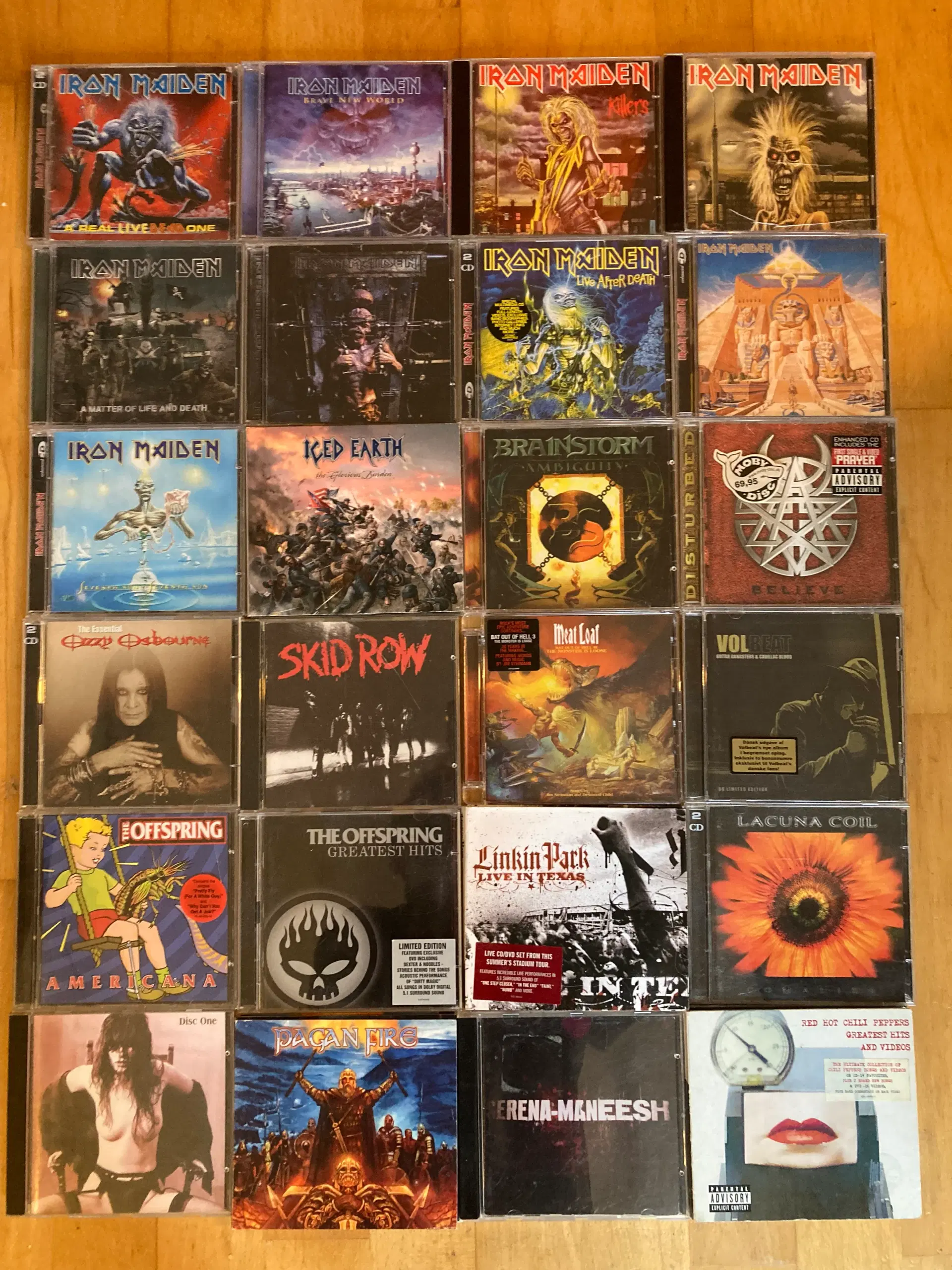 Blandede CD'er METAL / ROCK / POP / PUNK / NEW AGE