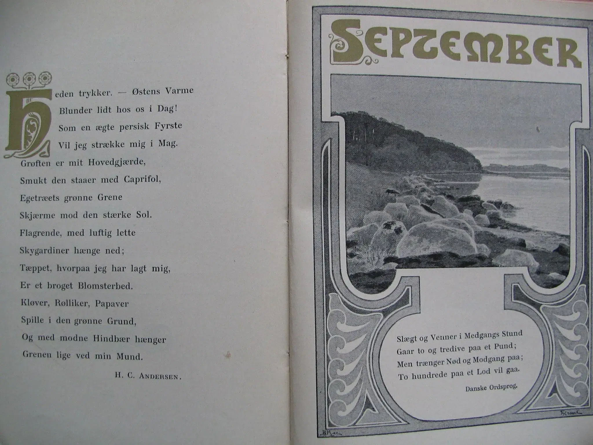 Vilhelm Bergsøe Fødselsdags Album fra 1899