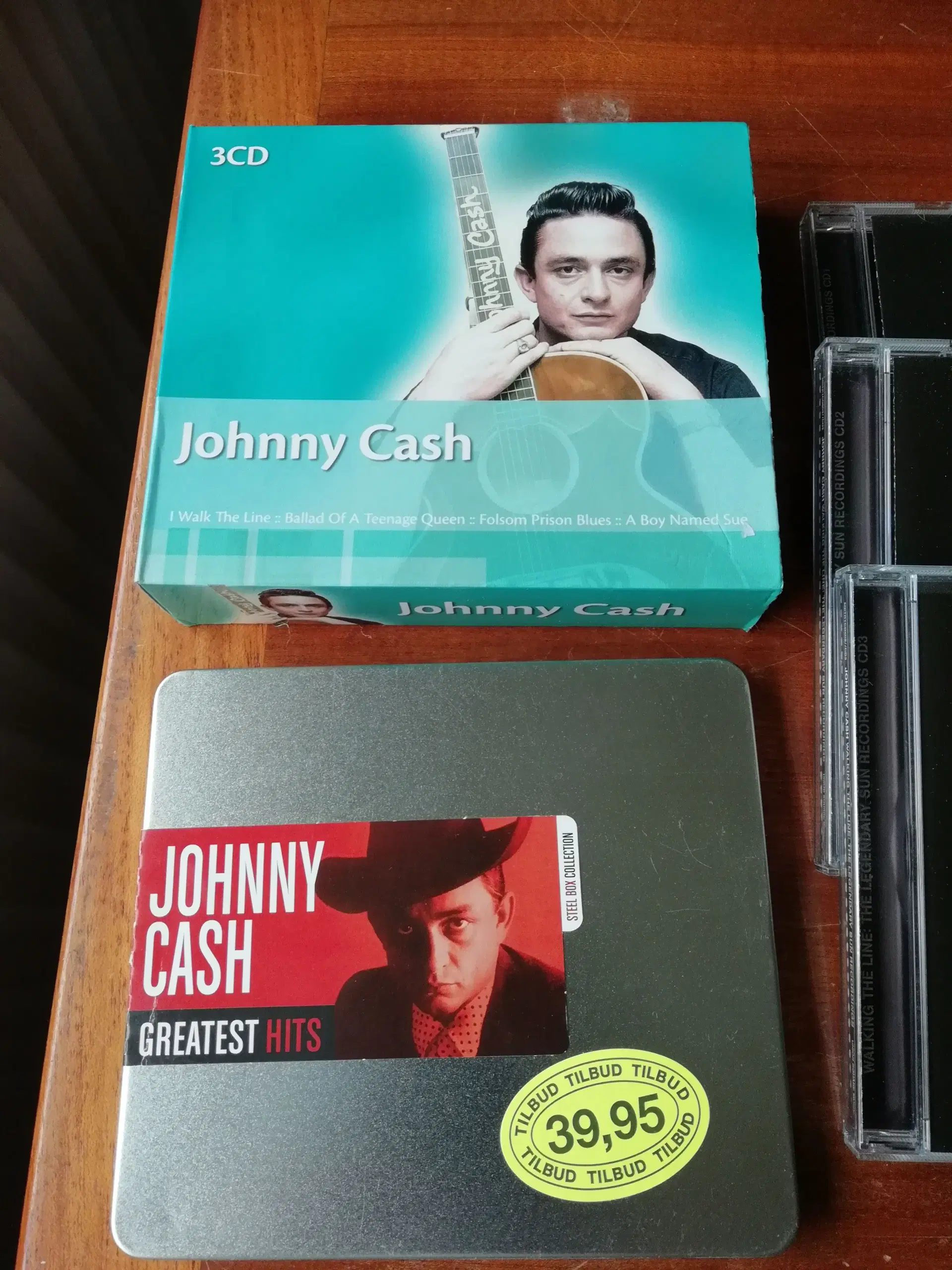 Kæmpe samling 29 stk CD Johnny Cash Gaveide?