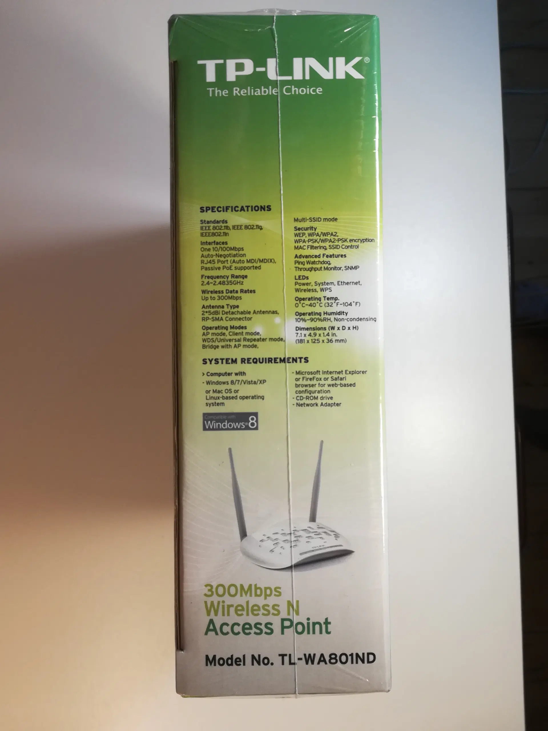 TP-Link Wireless N Access Point 300Mbps TL-WA801ND