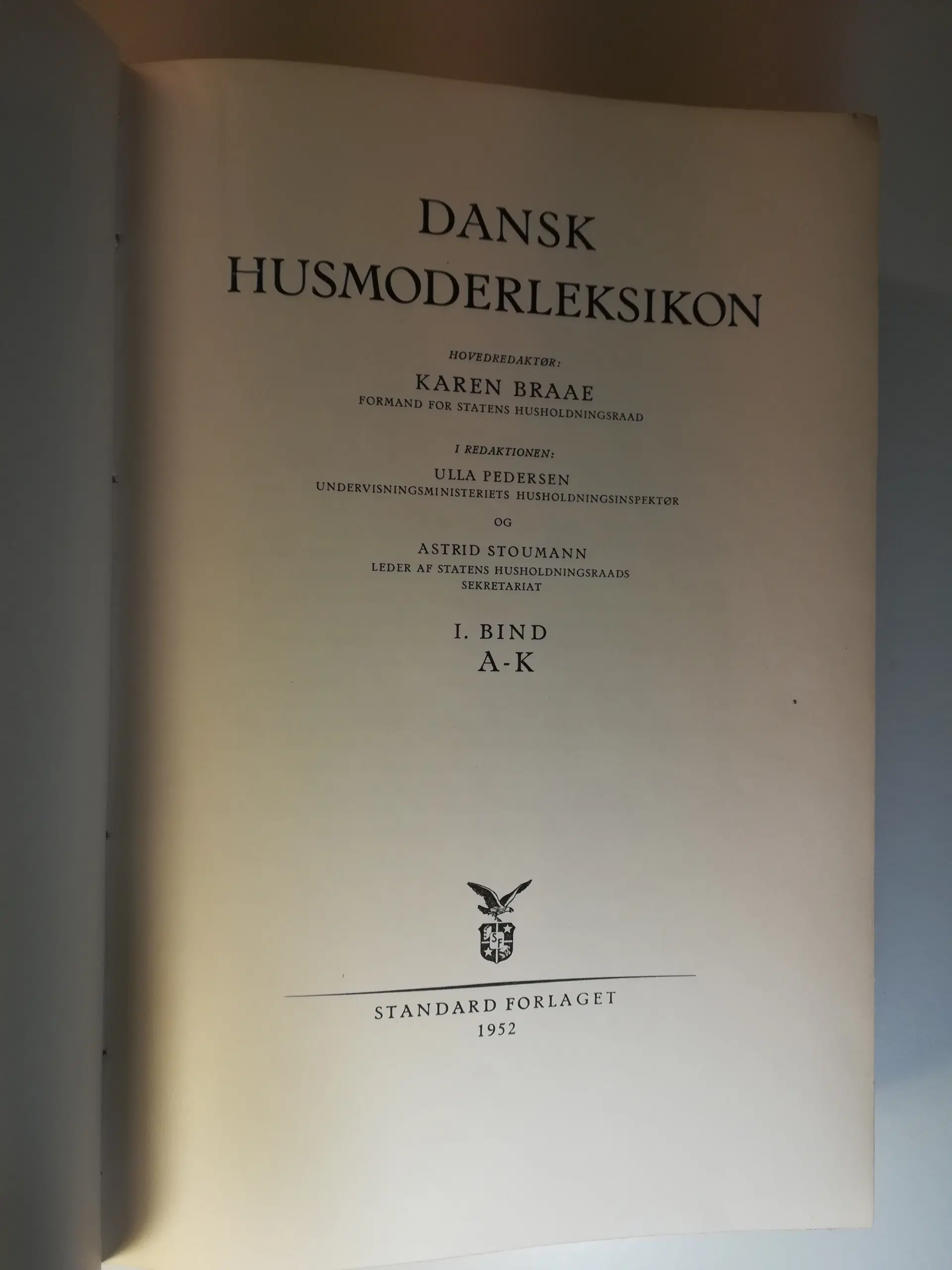 DANSK HUSMODERLEKSIKON (fra 1952/54)