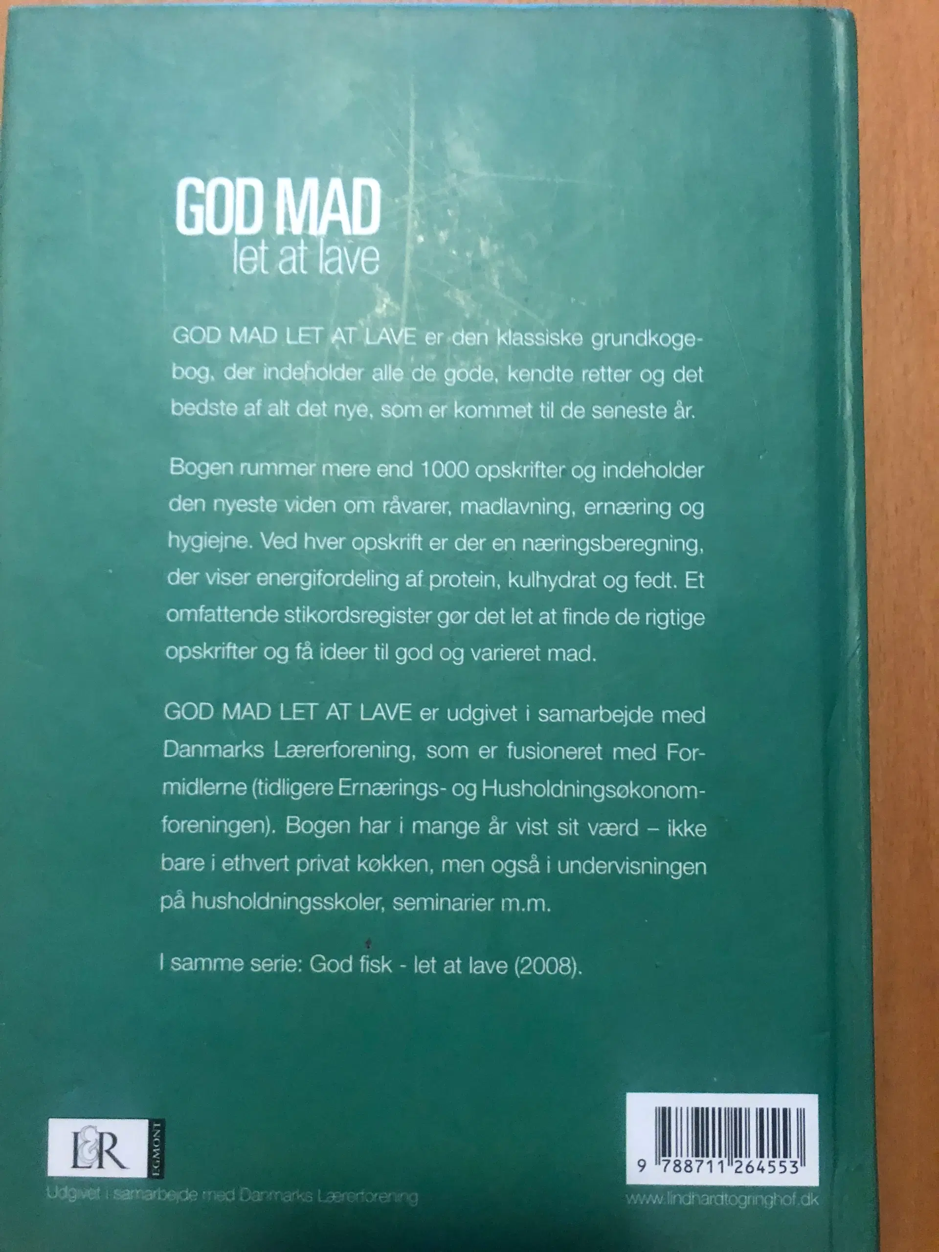 Sælger hermed bogen GOD MAD let at lave!