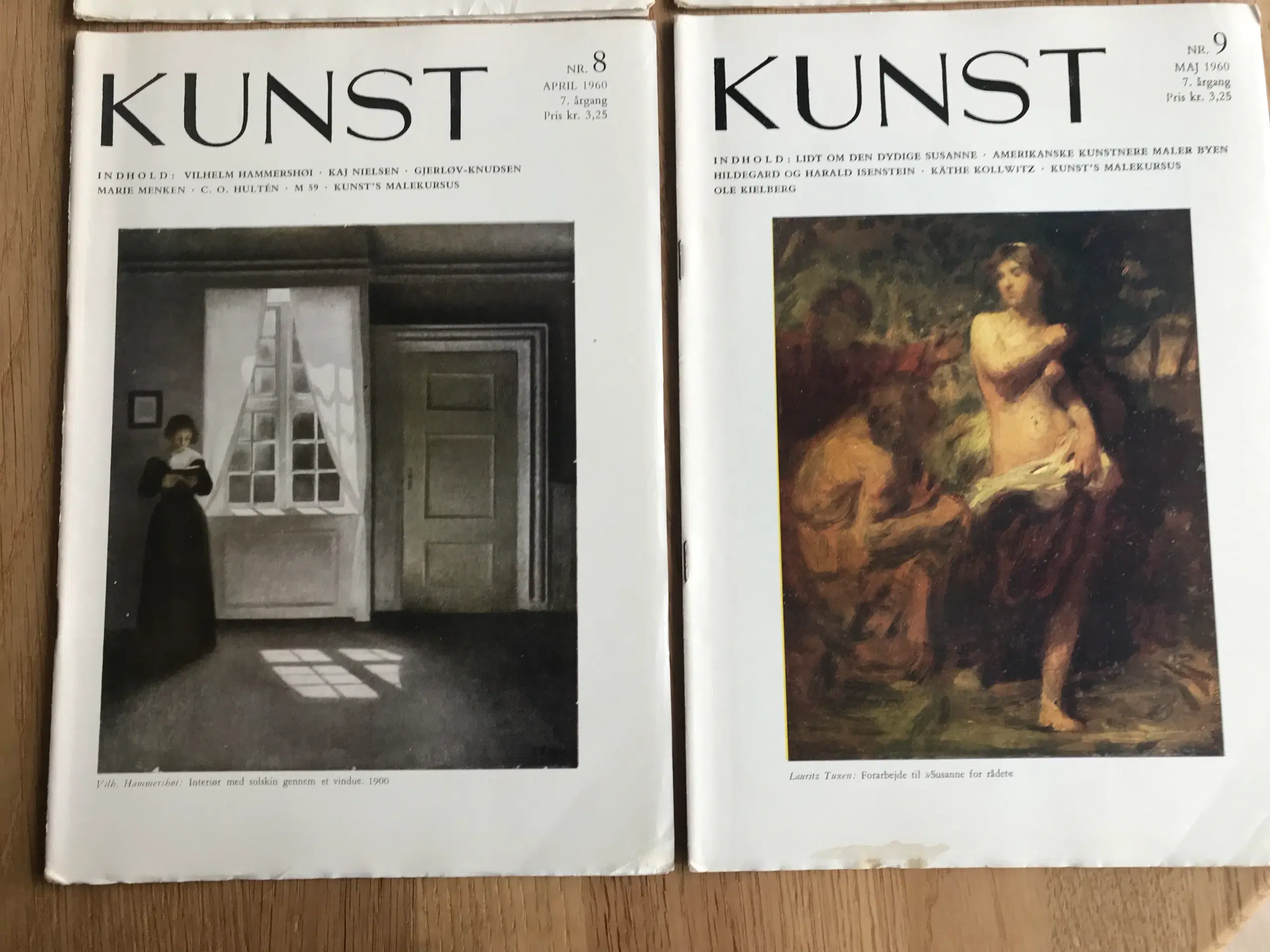 KUNST  -  7 årgang  -  1959/60   (4 numre)