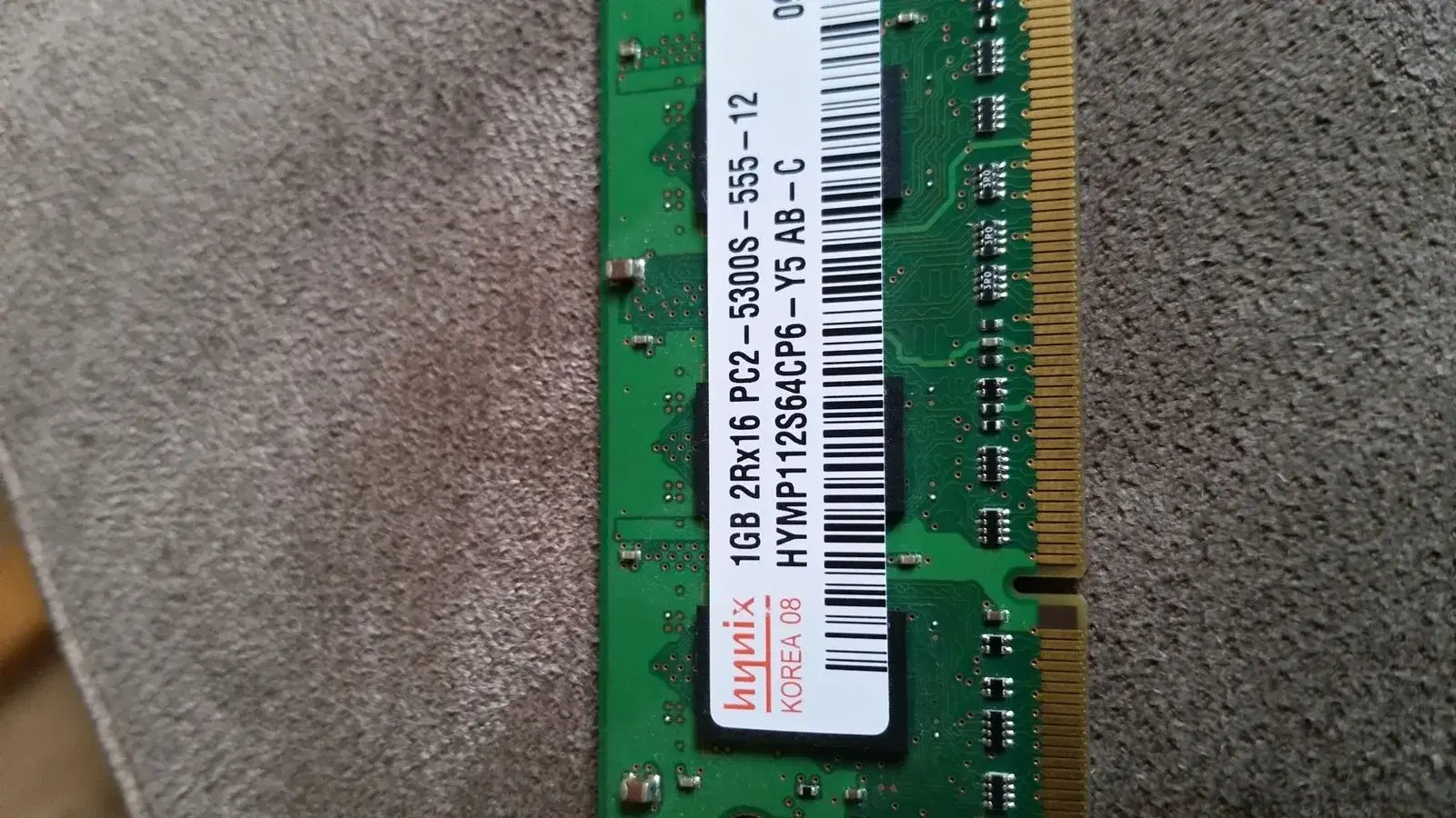 2GB + 2GB + 1GB DDR2 ram (bærbar)