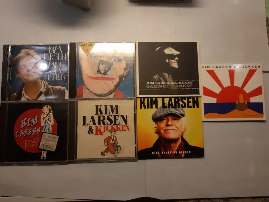 7 x KIM LARSEN Cdèr