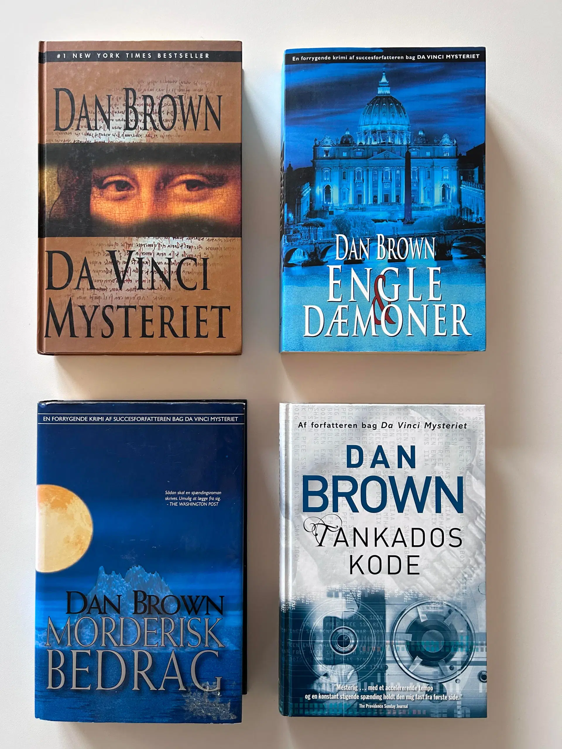 Dan Brown bog 4 titler