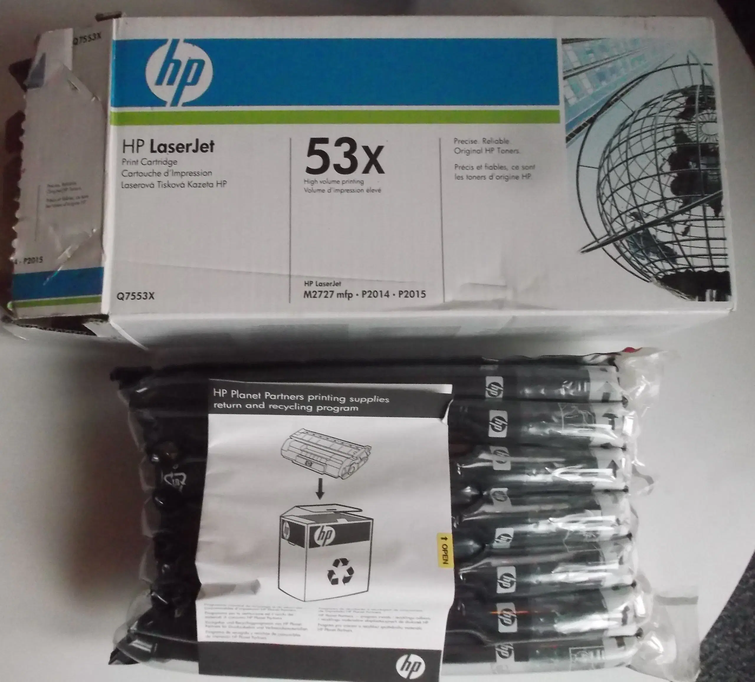 hp Q7553X toner CARTRIDGE P2015 HIGH YIELD