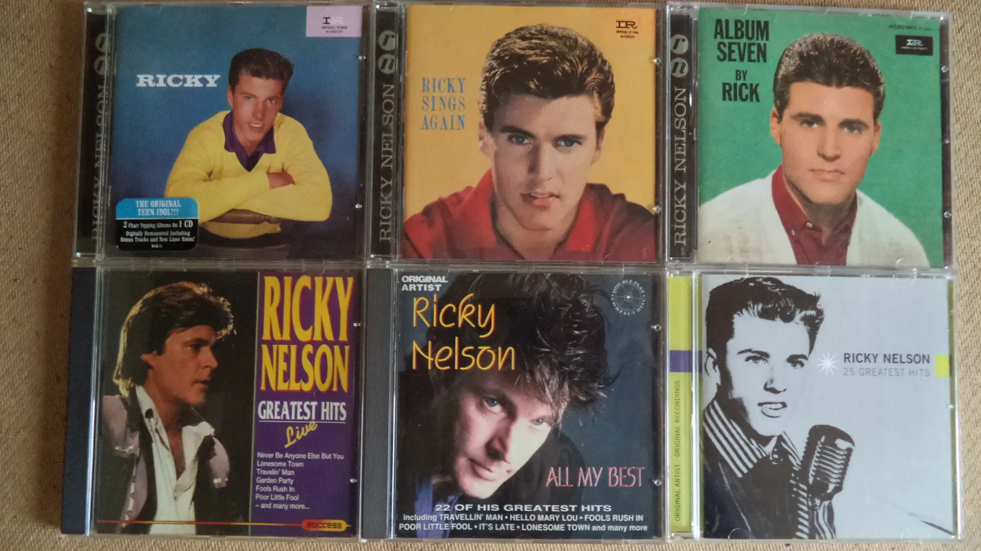 RICKY NELSON  CDer sælges stykvis