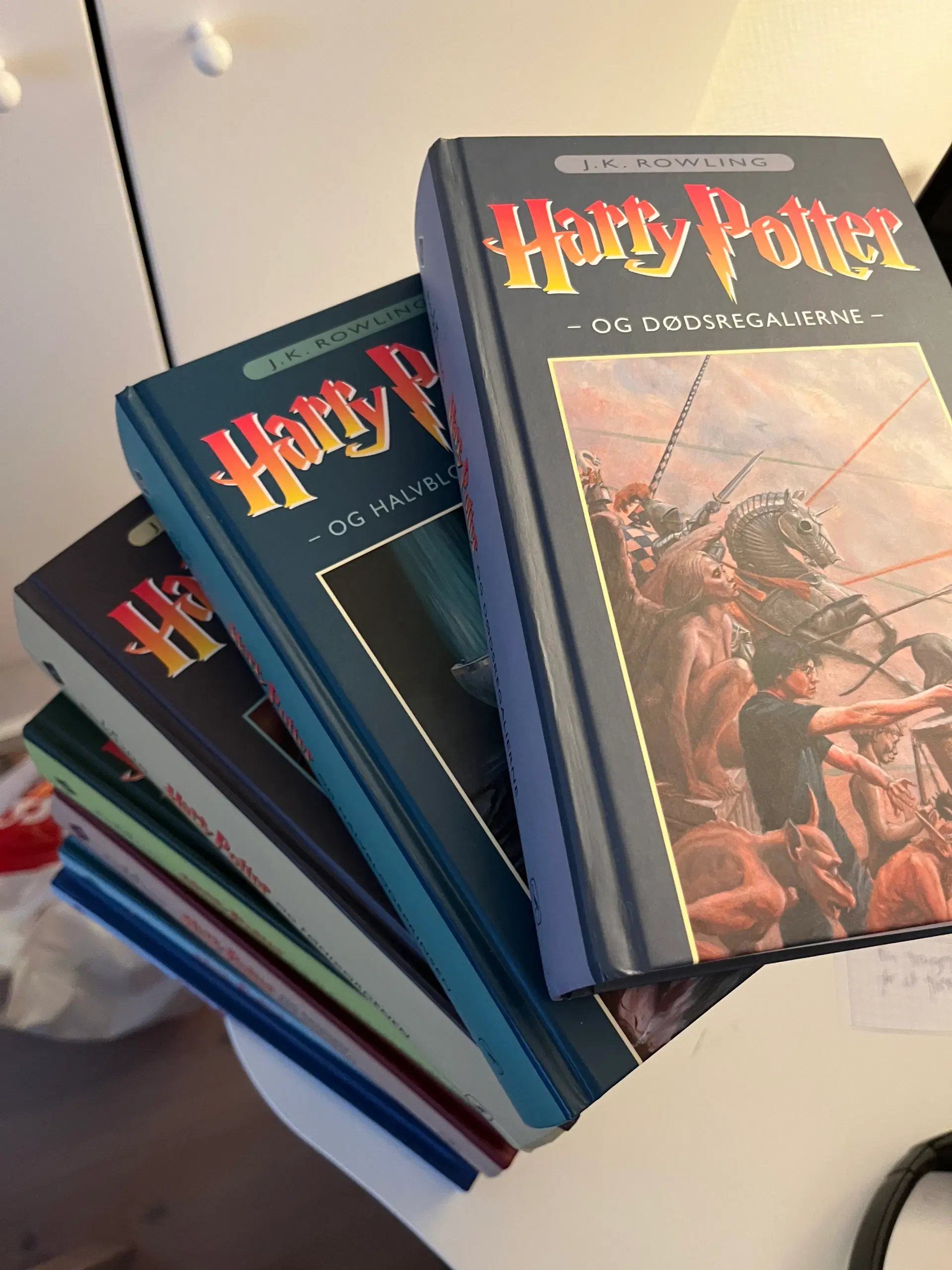 Harry Potter bøger dansk hardback 1-7