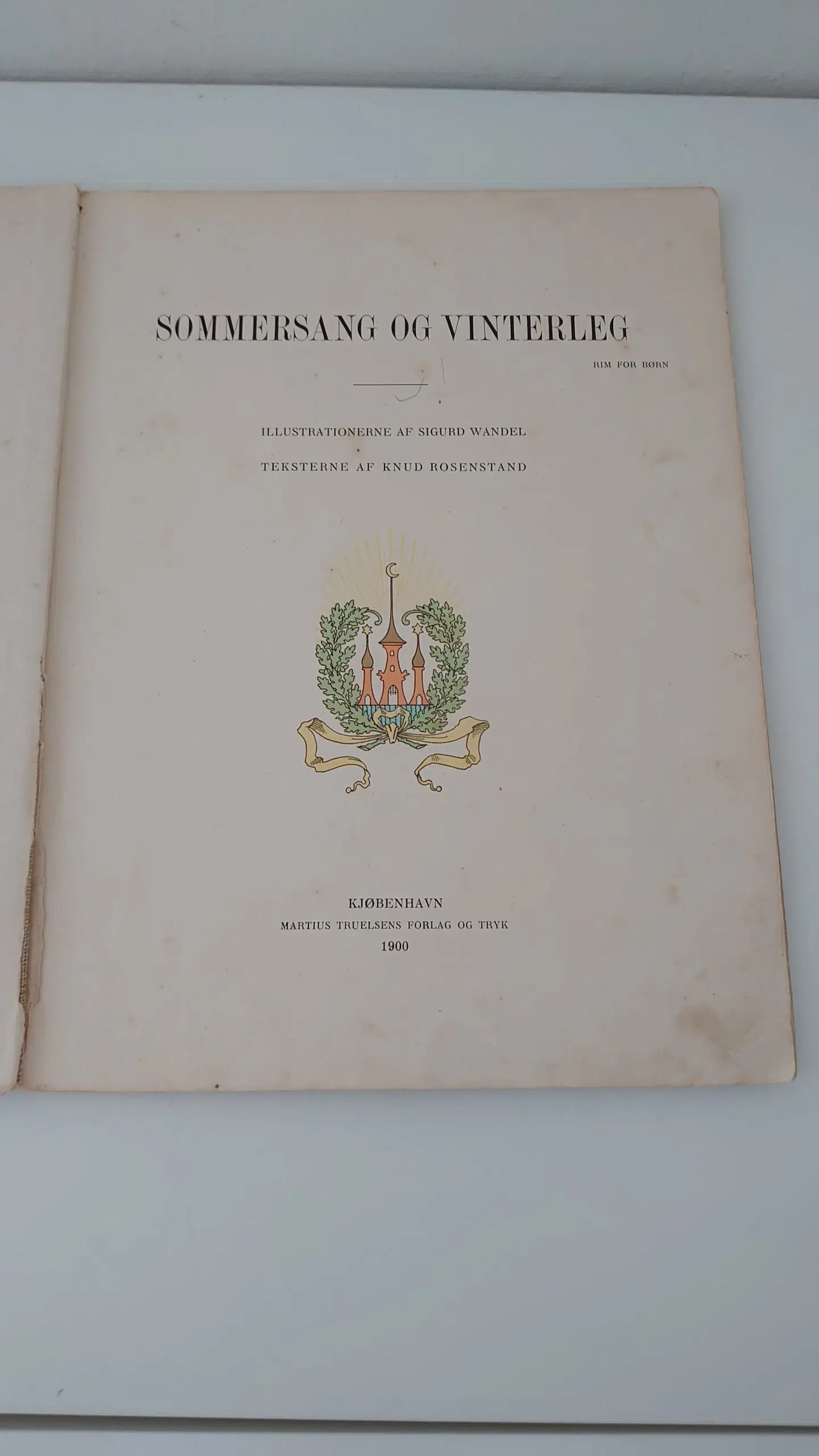 K  Rosenstand:Sommersang og Vinterleg År 1900