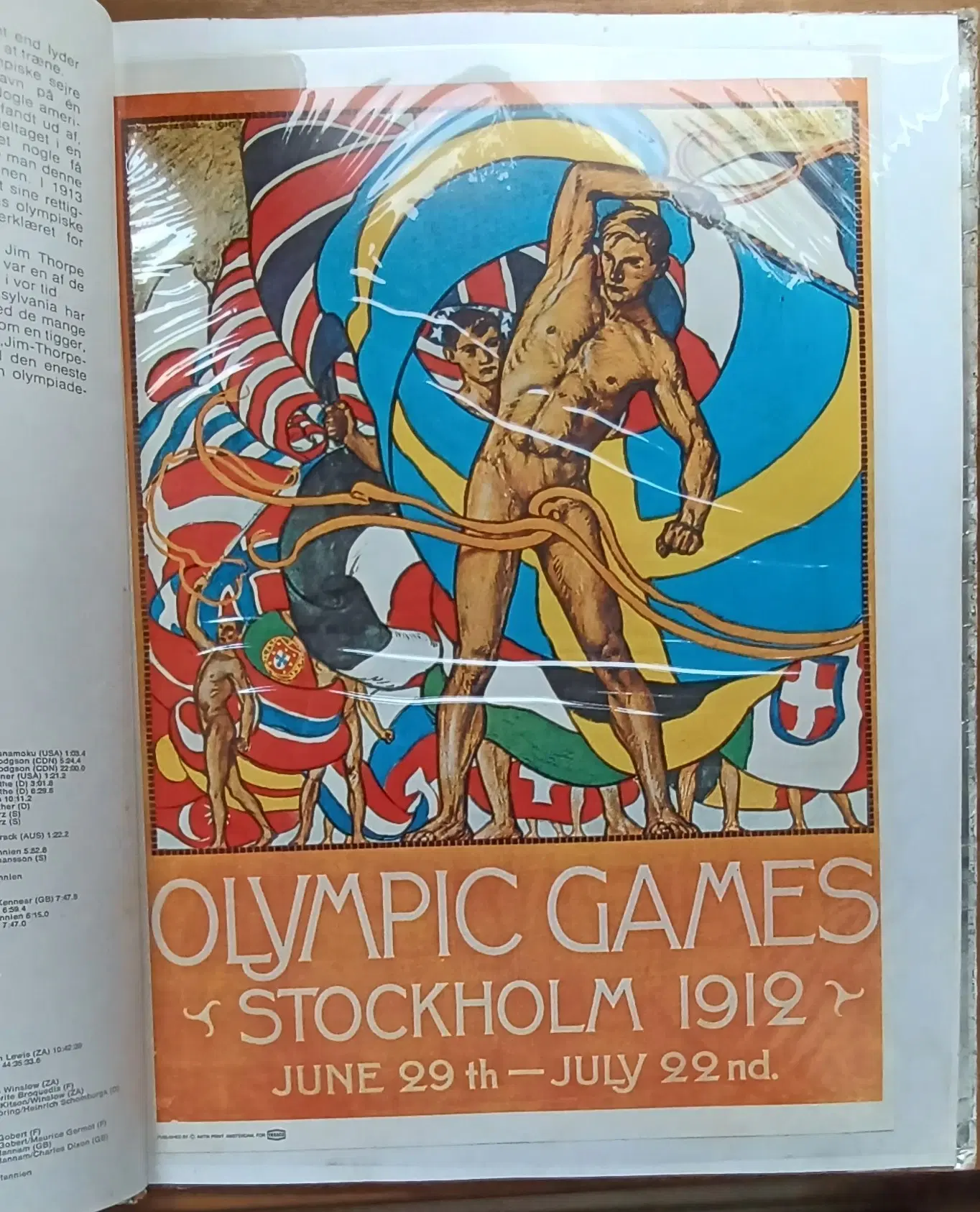 De olympiske leges historie i plakater