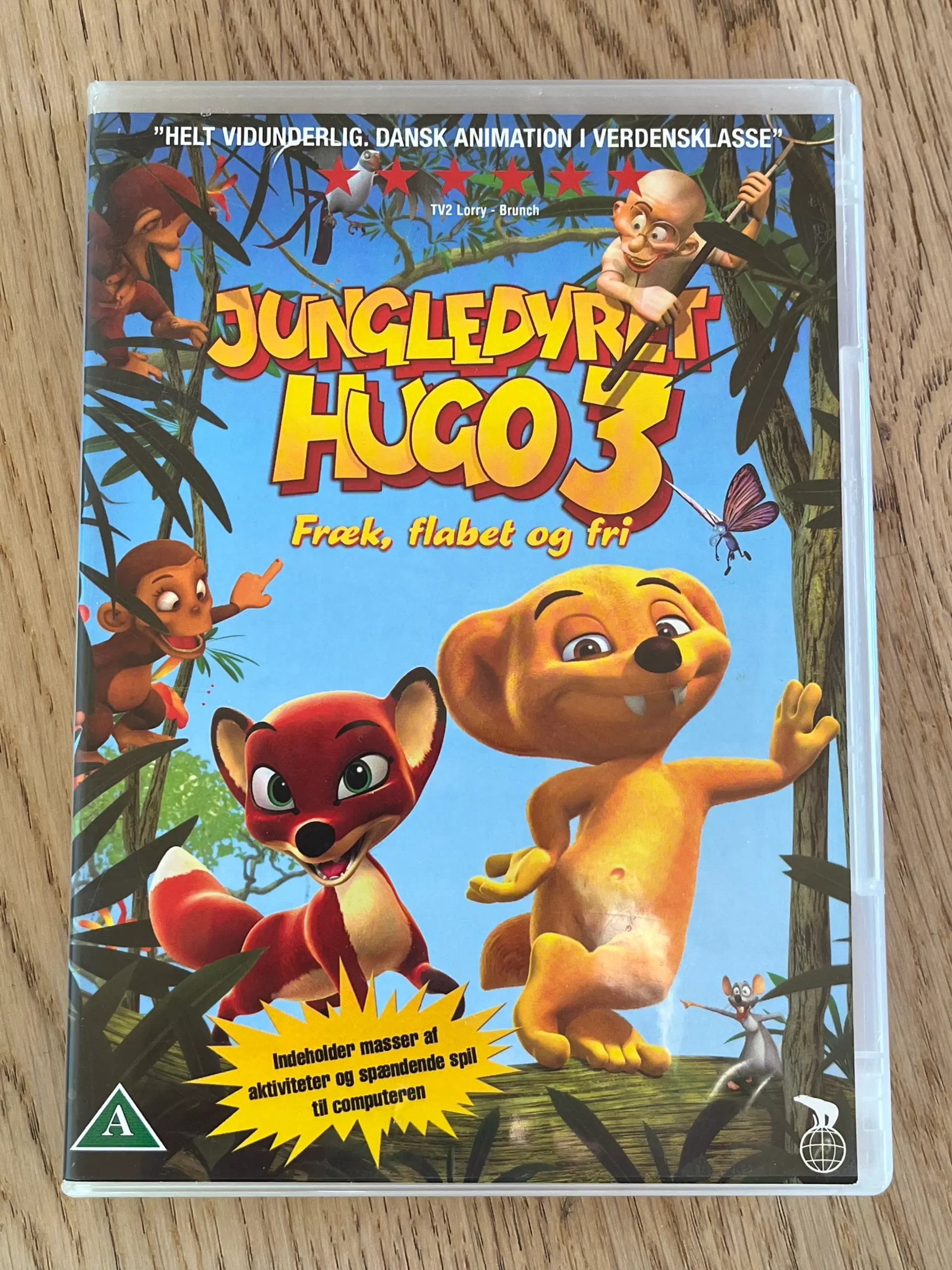 Dvd film Jungledyret Hugo 3