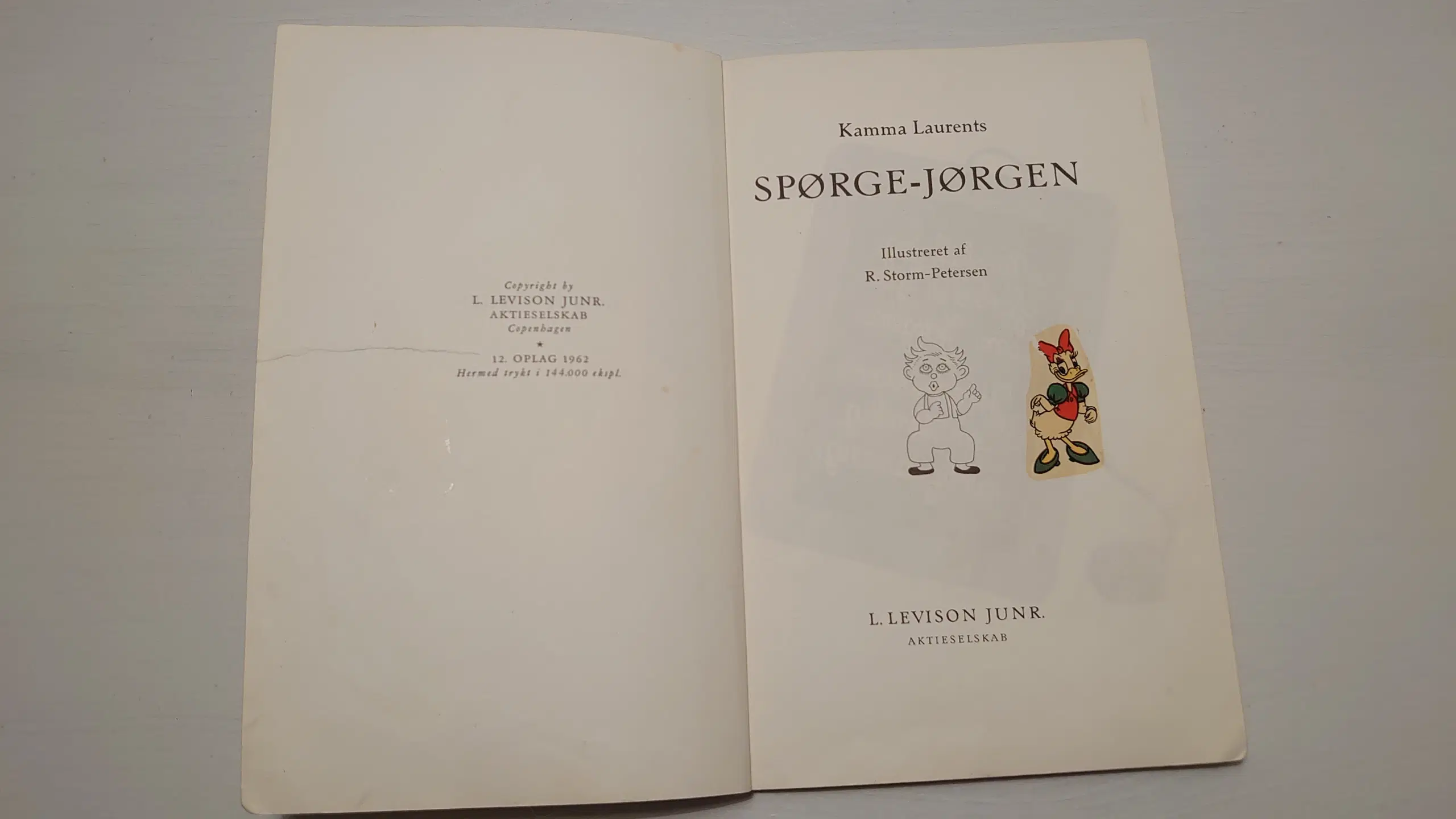 Kamma Laurents: Spørge Jørgen12 oplag 1962