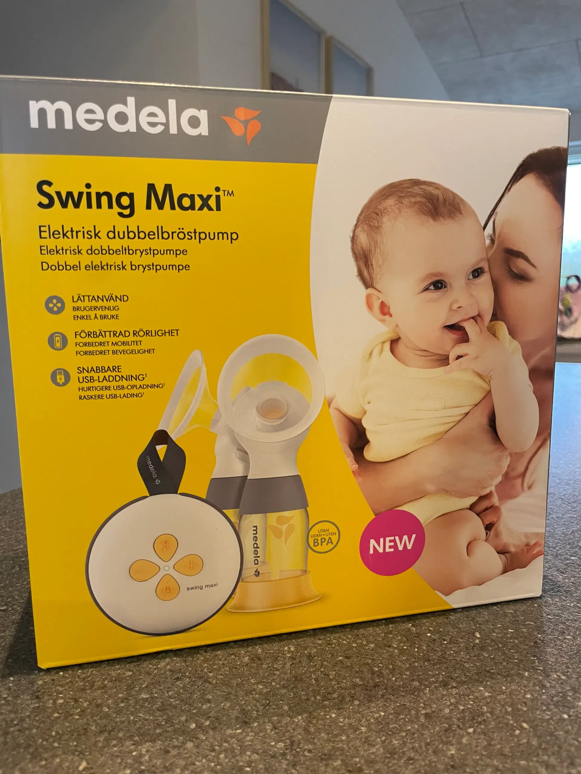 Medela Swing Maxi elektrisk dubbelbröstpump, 1 st