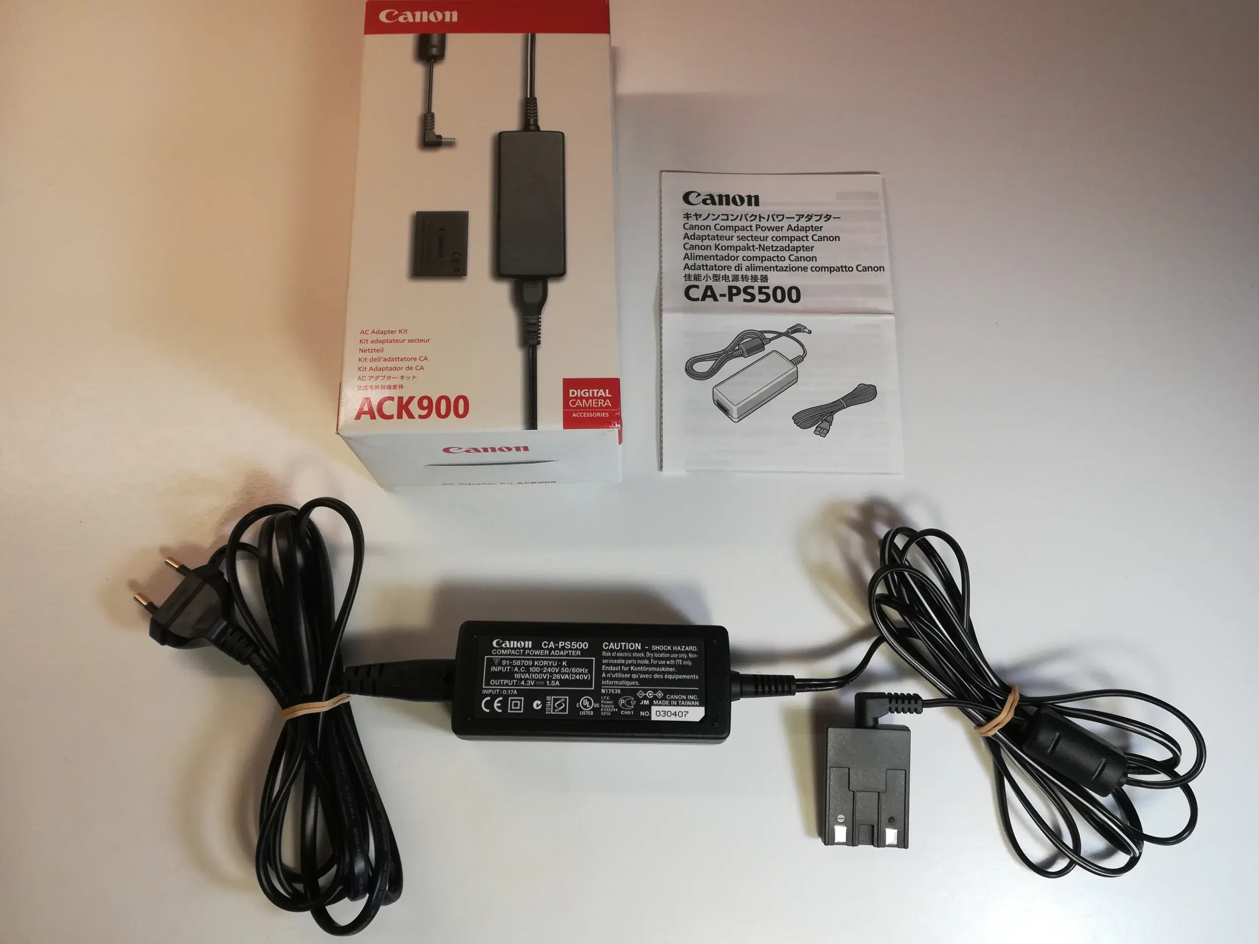 CanonコンパクトパワーアダプターCA-PS500 恐い 