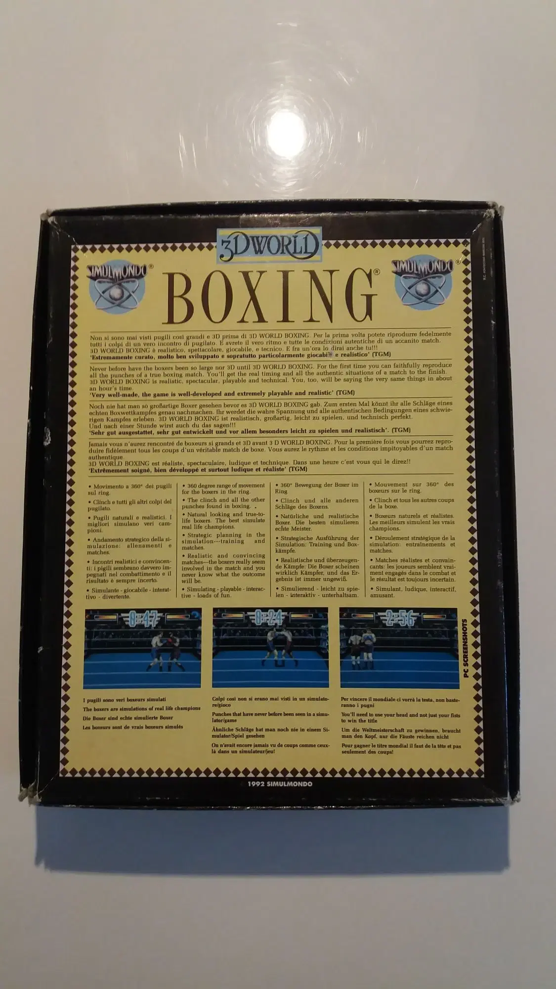 3D World Boxing 1992 til pc action