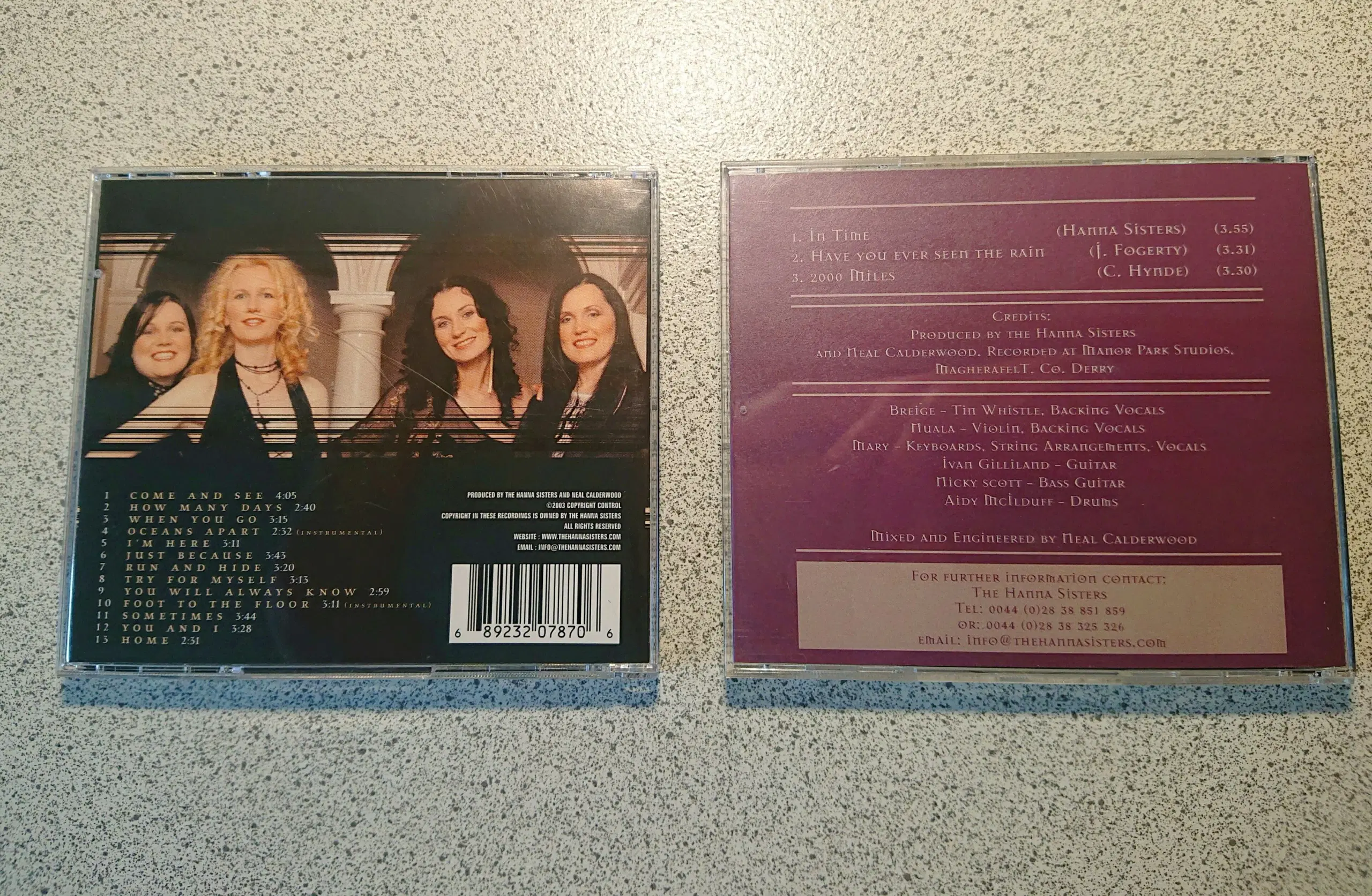 The Hanna Sisters (2 signeret cd'er)