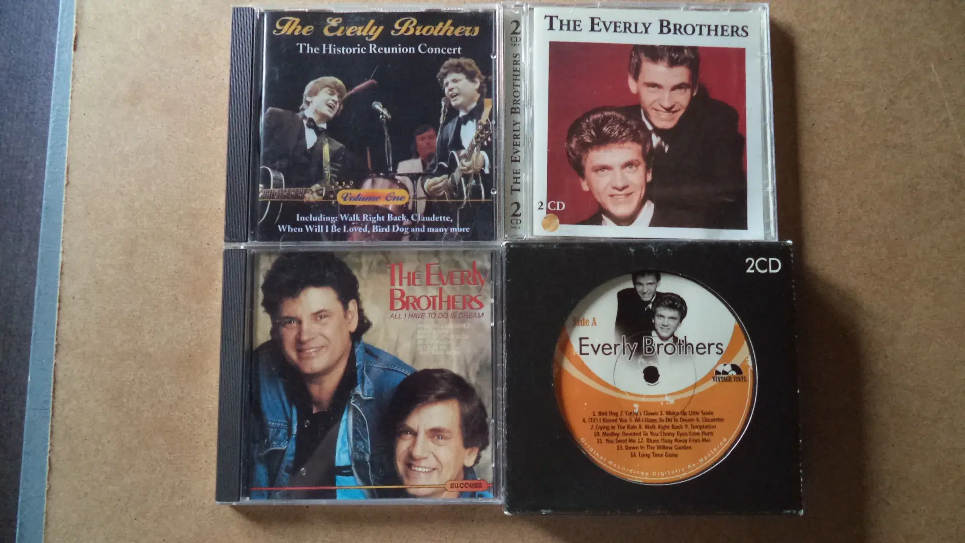 EVERLY BROTHERS  CDer sælges stykvis