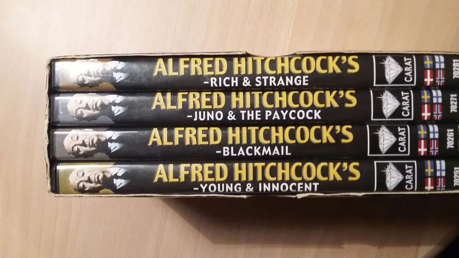 Alfred Hitchcock´s boks 4 film