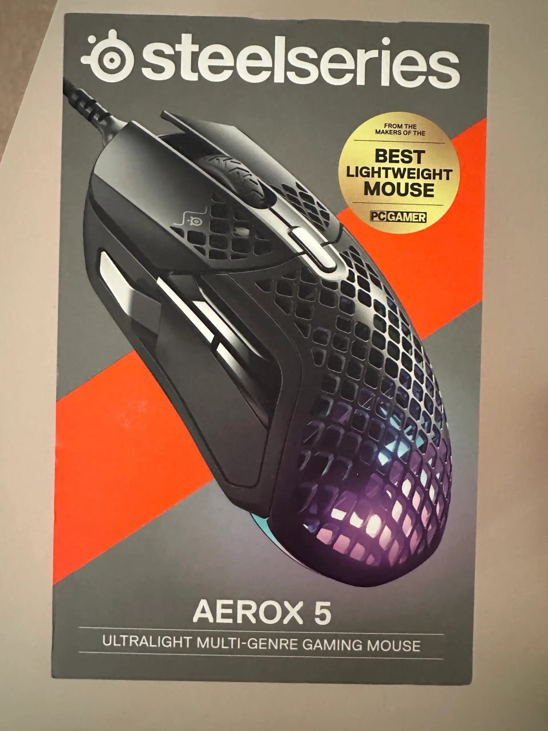 STEELSERIES AEROX 5 GAMING MUS LIGHTWEIGHT