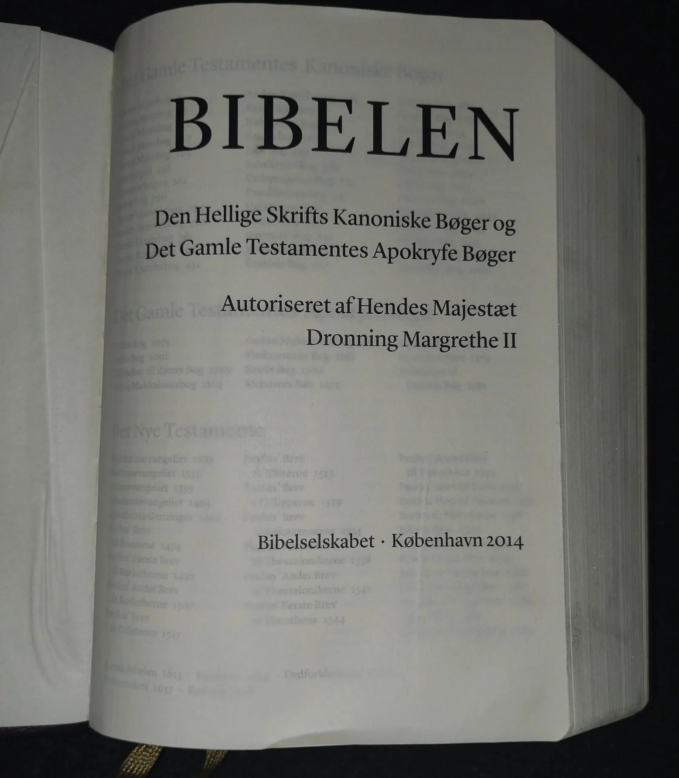 Bibelen det gamle Testamentes kaninske bøger