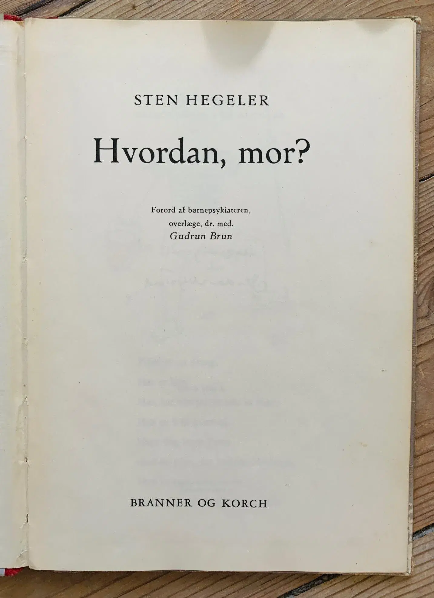 Hvordan mor? (1948) - Sten Hegeler