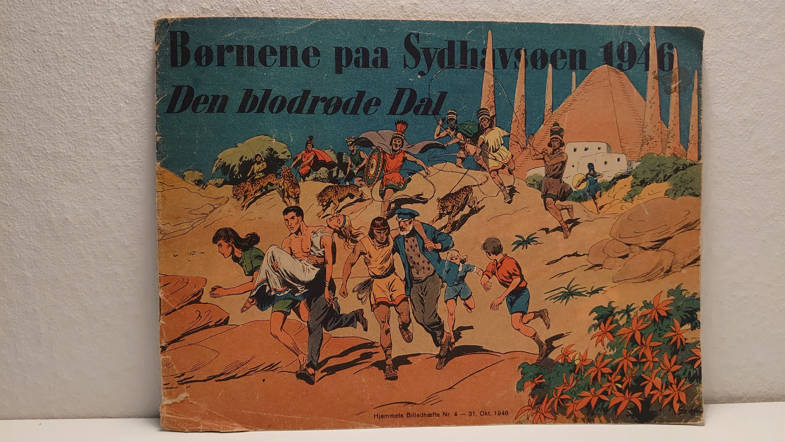 Hjemmets Billedhæfte nr 4 Den Blodrøde Dal 1946