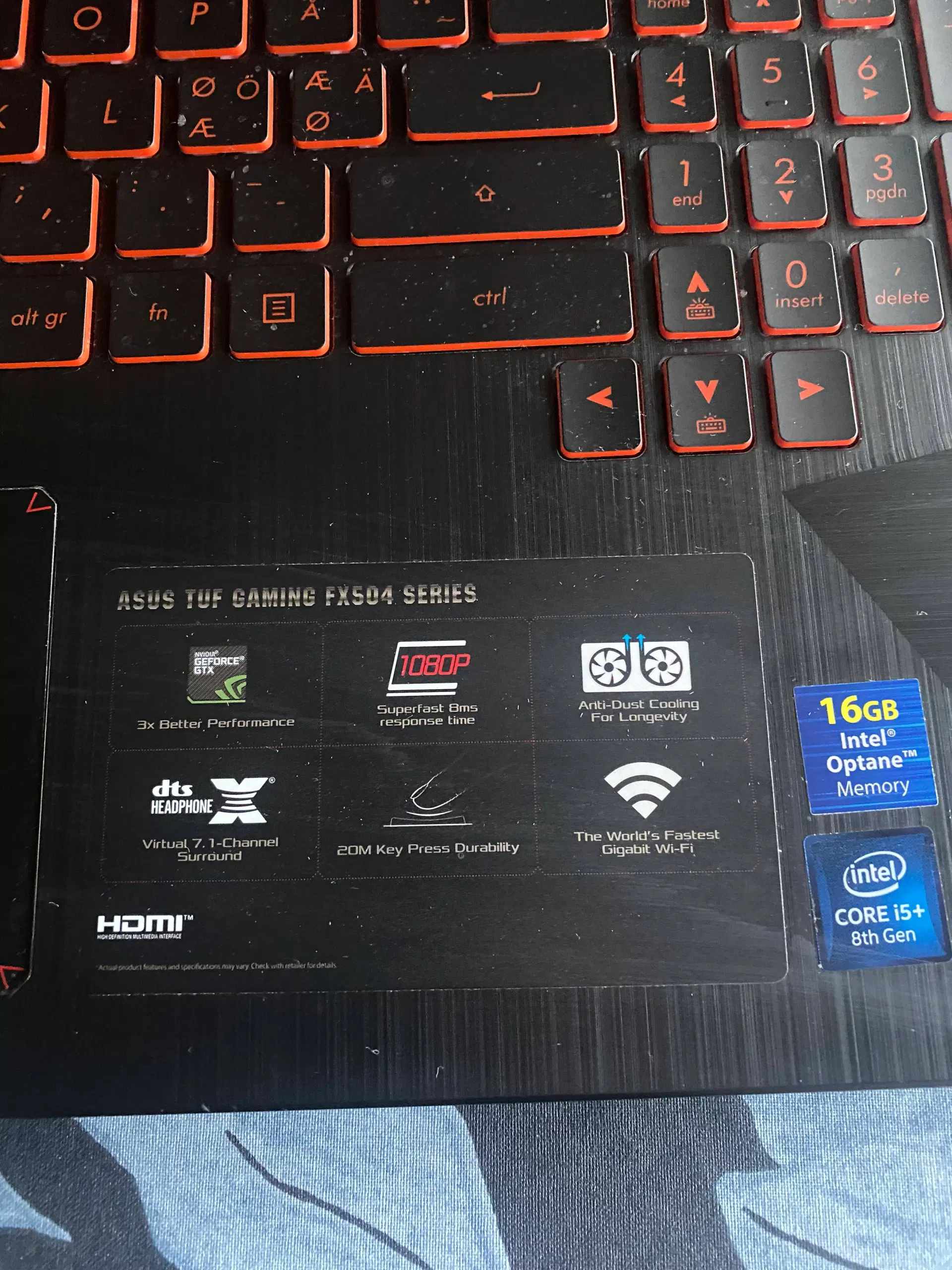 Asus tuf FX504GD-DM700T