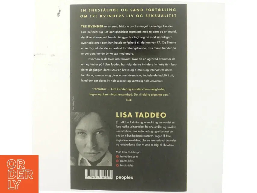 Tre kvinder af Lisa Taddeo (f 1980) (Bog)