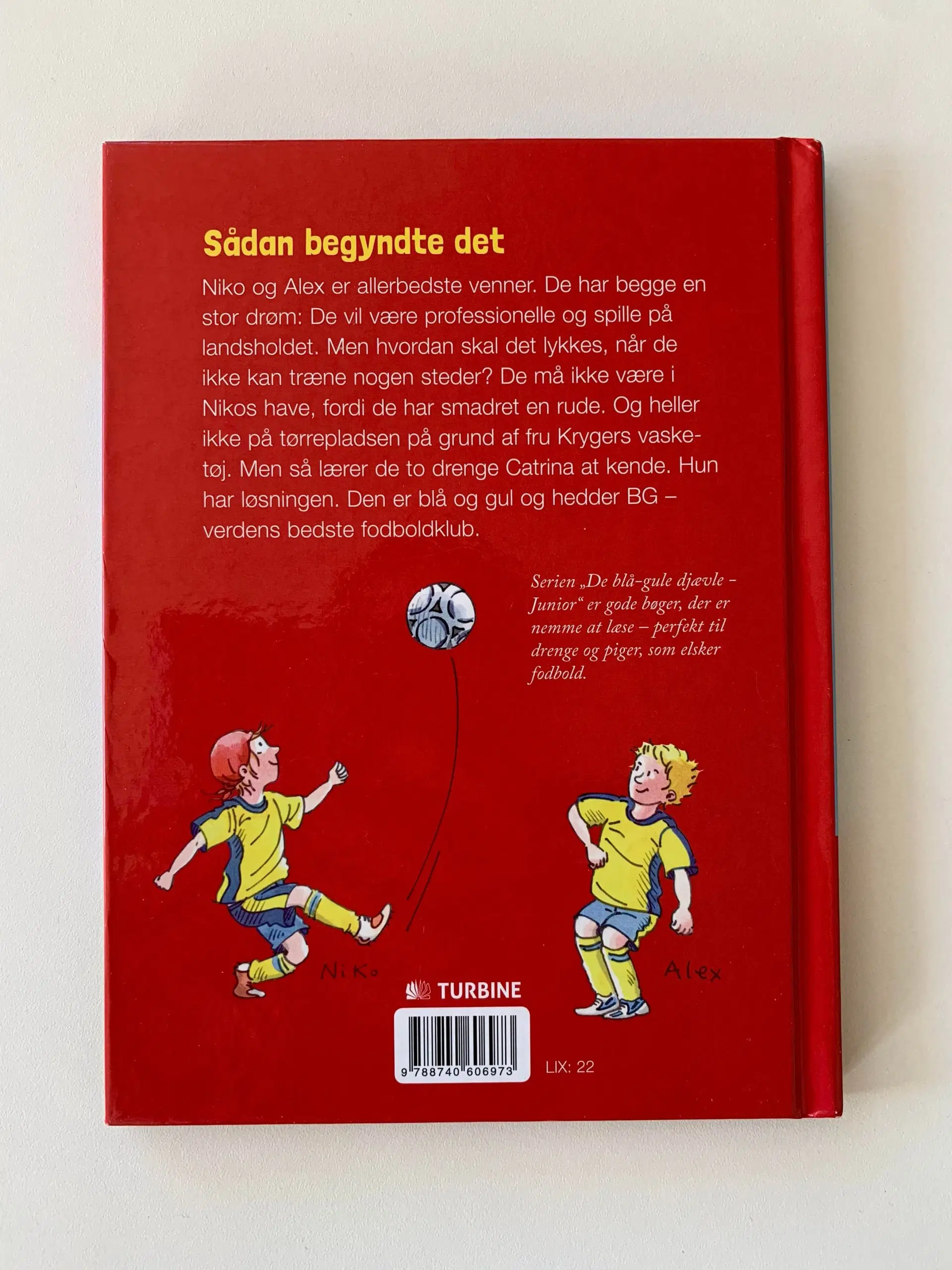 De blå-gule djævle junior børnebog