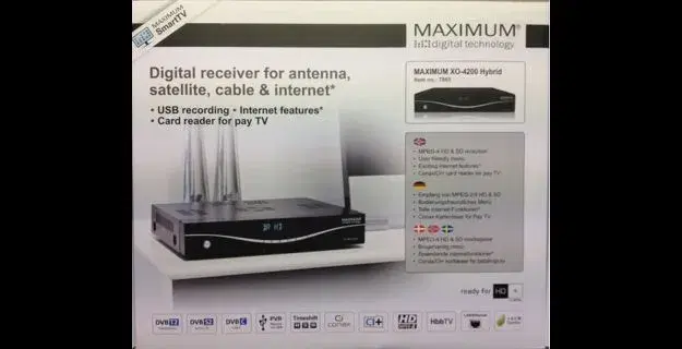 Maximum SmartTV Hybrid Reciever XO-4200