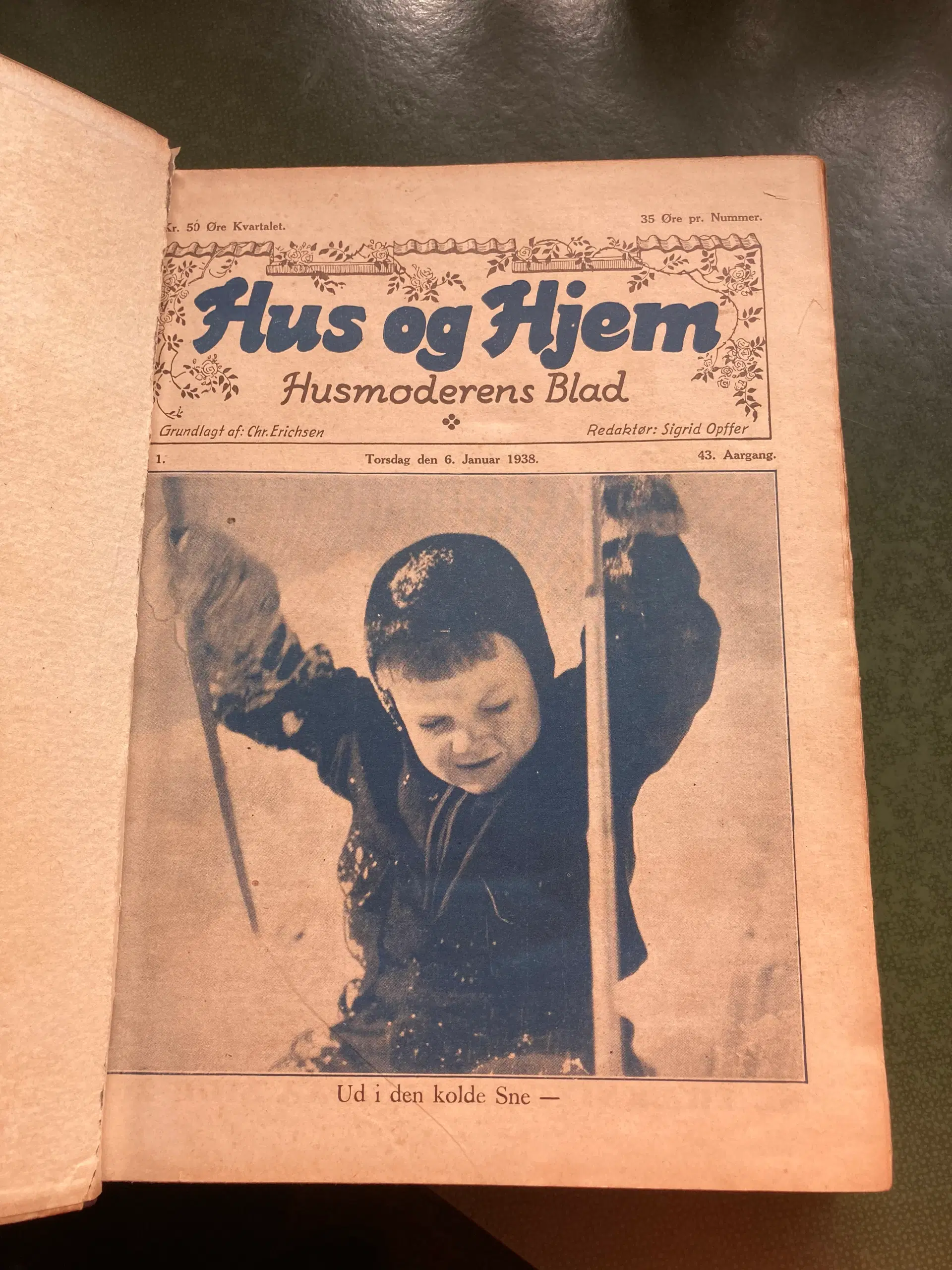 Hus  Hjem husmoderens blad 1938