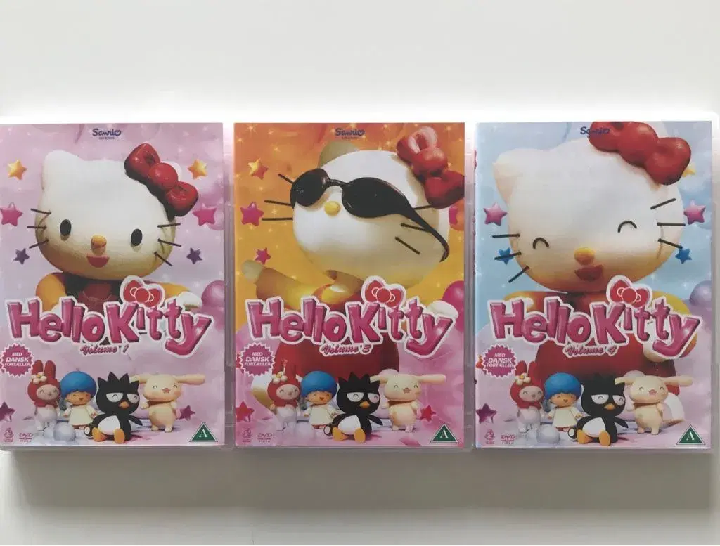 Forskellige Hello Kitty film sælges