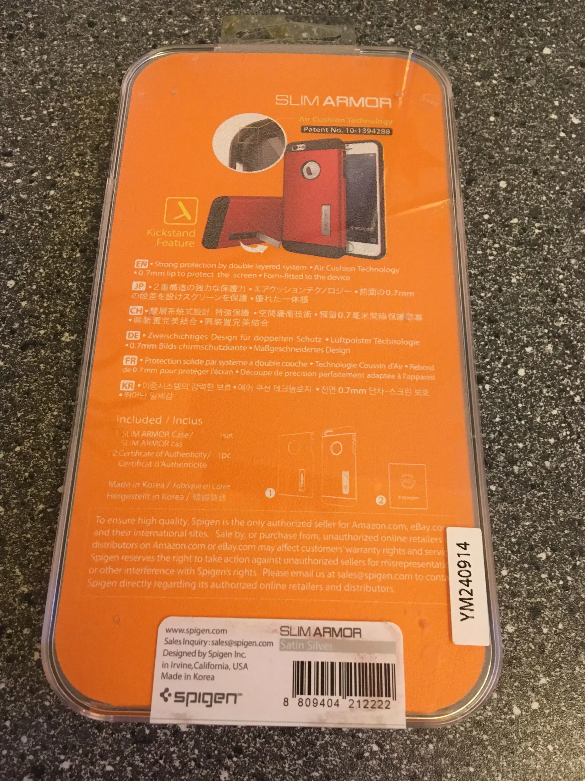 Helt nyt og uåbnet SPIGEN  IPHONE 6 PLUS COVER