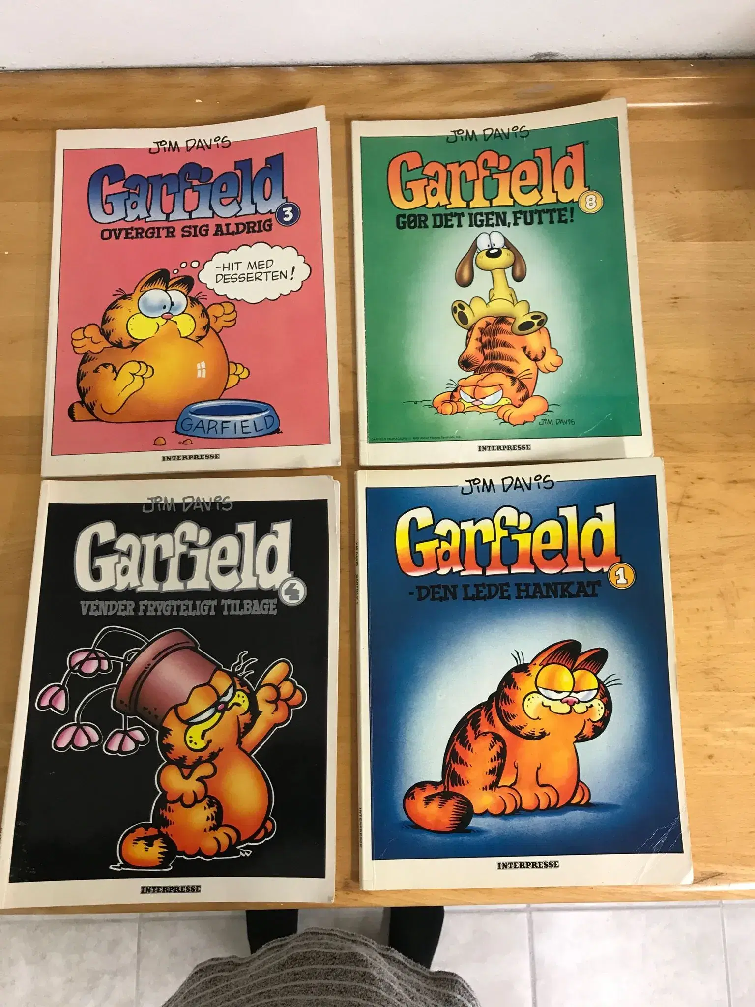 4 Garfield Tegneserier