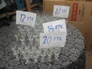 Forskellige glas