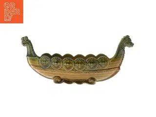 Vikingeskib vase fra Wade (str. 19 cm)