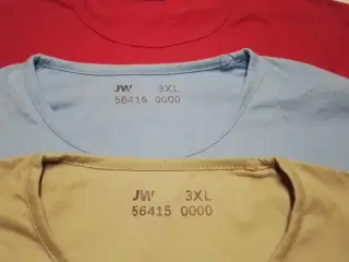3 stk nye tshirts i kraftig bomuld 3XL 