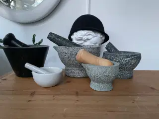 Morter i granit  sten