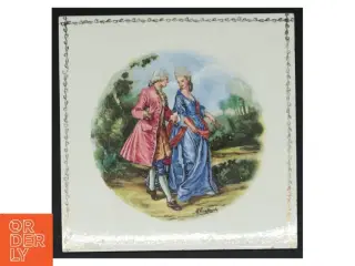 Søholm bordskåner flise kakkel klinke i porcelæn (str. 15 x 15 cm)