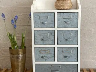 Hylde med skuffer - Shabby Chic