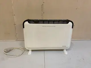El radiator, fritstående med 3 trin og blæser