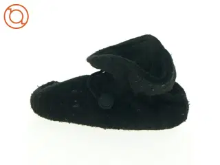 Sorte filt tøfler (str. Udvendig sal 13 cm)