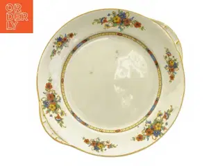 Retro tallerken med blomstermønster fra Titan Ware (str. Ø 25 cm)