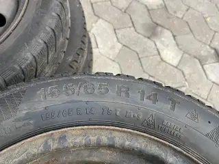 Kia Picanto stålfælge med vinterdæk og tmps ventil