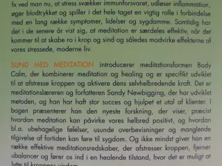 sund med meditation, af sandy c. newbigging, emne: